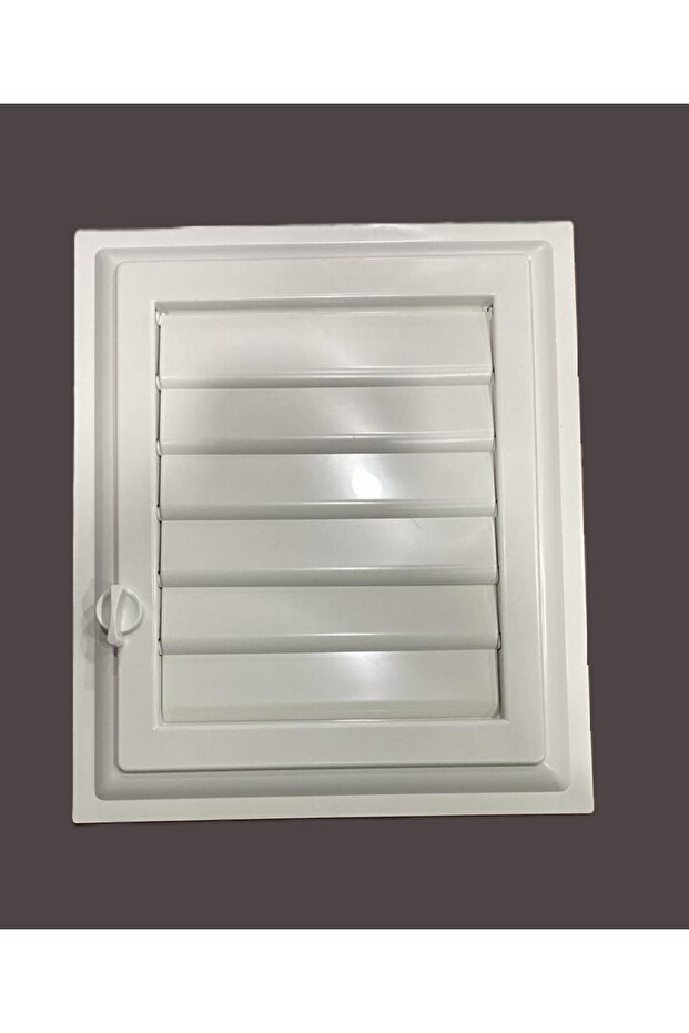 Culvert Plastic Bathroom Wc Ventilation Grille Superficial Movable Shutter 30X40 cm Adjustable