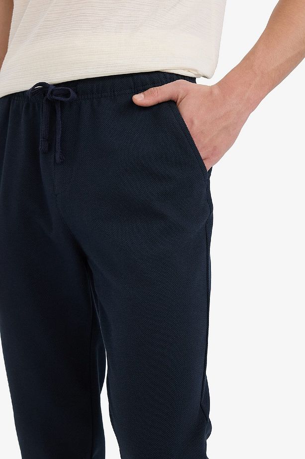 Jogger Pantolon Esnek Basic Düz Beli Bağcıklı Cepli Düz Paça C6022ax25sp - 5