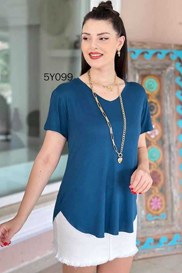 V Yaka Bambu Basic Tshirt 5y099 - 4