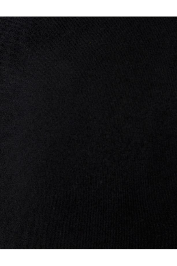 Regular Fit Bisiklet Yaka Viskon Basic Kısa Kollu Triko Tişört - 6