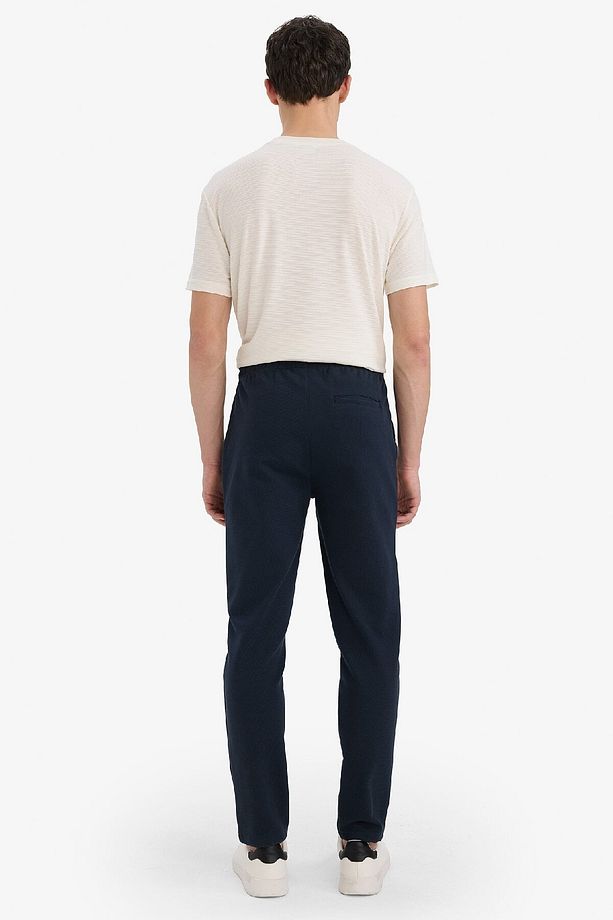 Jogger Pantolon Esnek Basic Düz Beli Bağcıklı Cepli Düz Paça C6022ax25sp - 6