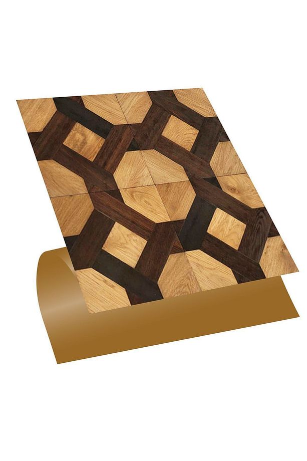 Kendinden Yapışkanlı Ahşap 008 Desenli Pvc Karo 30x30 Cm (33 ADET) 3m2 - 1