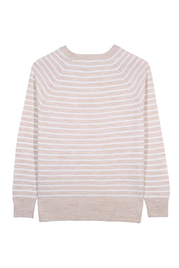 Ριγέ μπλούζα Camel Crew Neck - 8