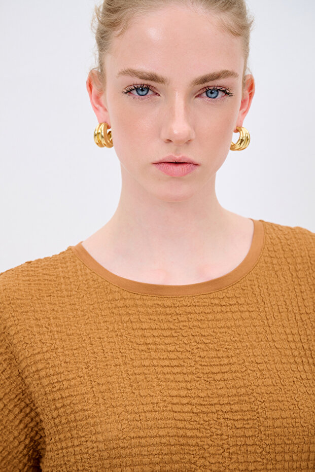 Kısa Kollu Bluz - 3