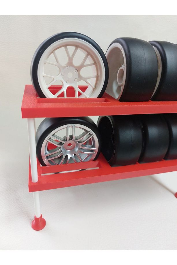 RC 1/10 Ölçekli 2 Katlı Teker Standı (Tekerler Dahil Değildir!) Rc Model Hobby - 3