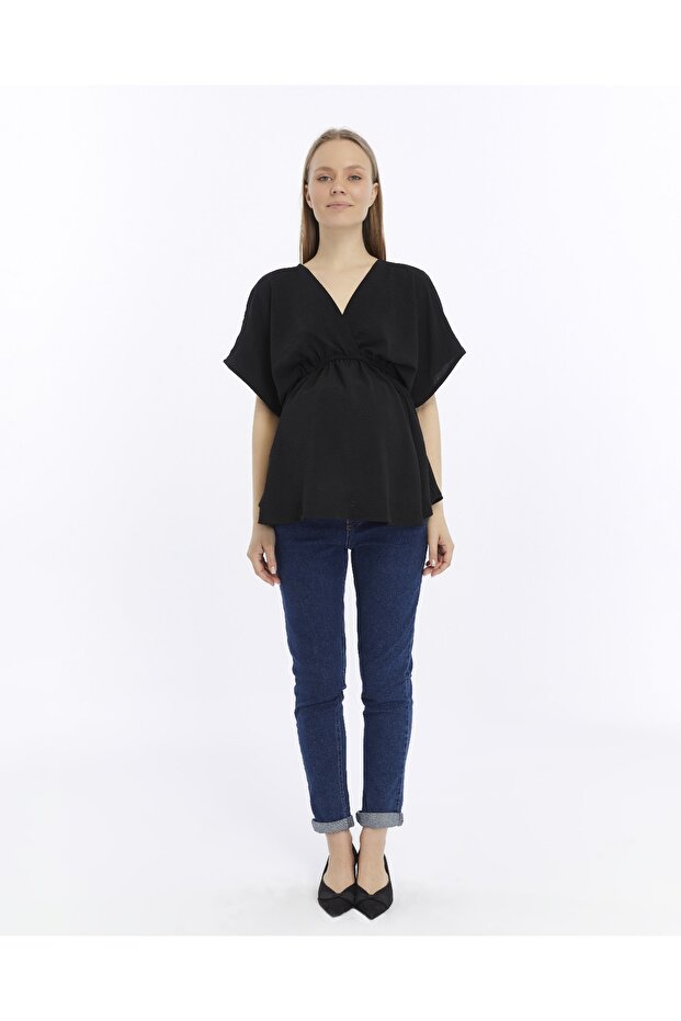 Olivia Bluz - Siyah - 3