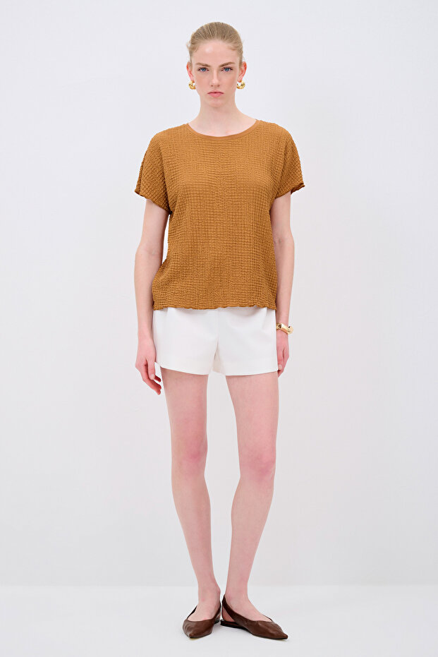 Kısa Kollu Bluz - 4