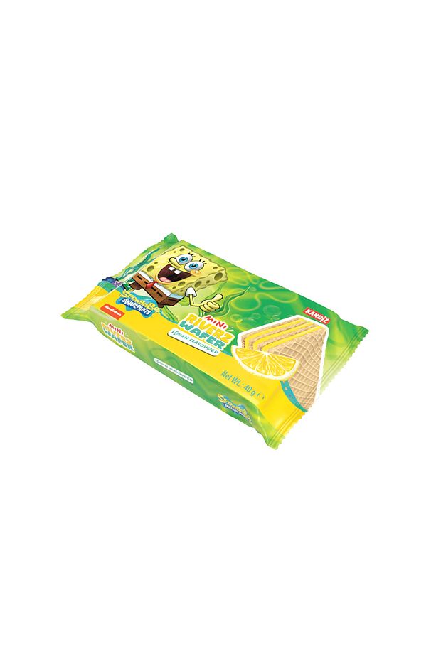 Riverz Wafer Lemon Sponge Bob 40 Gr. - 1 Adet - 1