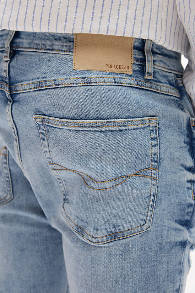 Yırtık detaylı carrot jean - 3