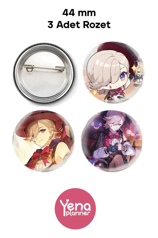 Genshin Bag Ornament/Badge Set 2