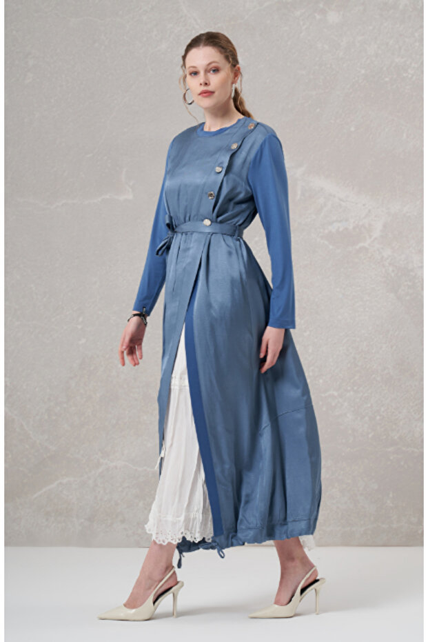 Kadın Elbise - MAVİ - 2