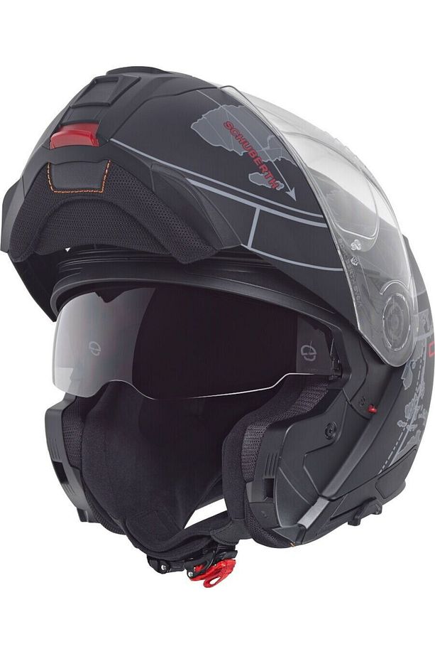 C5 Çeneden Açılır Kask (GLOBE BLACK) - 1