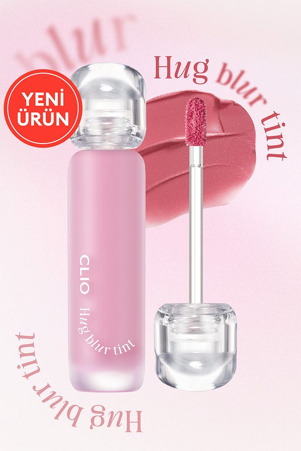 Hafif ve Köpüksü Dokusuyla Pürüzsüz Görünüm Sunan Tint CLIO Hug Blur Tint (001 My Little Berry) - 1