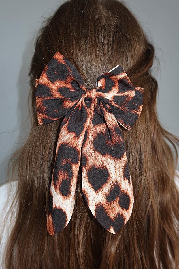 Brown Leopard Patterned Collar Buckle - 1