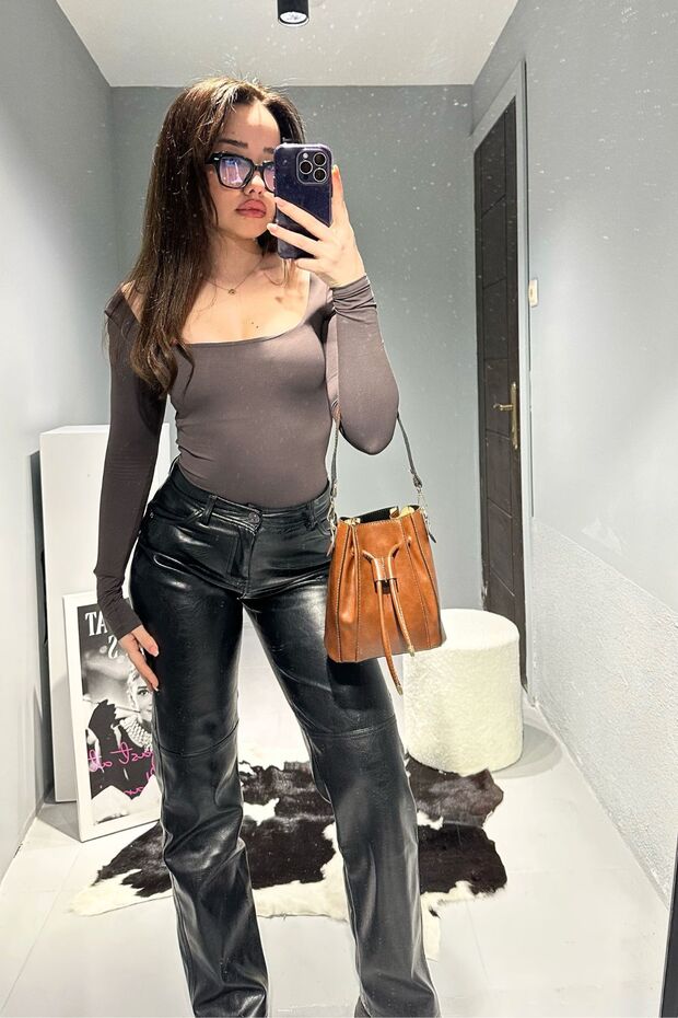 حقيبة يد وكتف موديل الرباط - 1