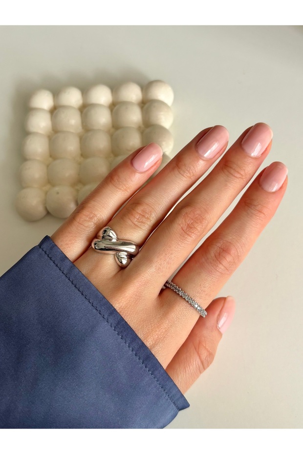 خاتم عادي منحني مزدوج - 1