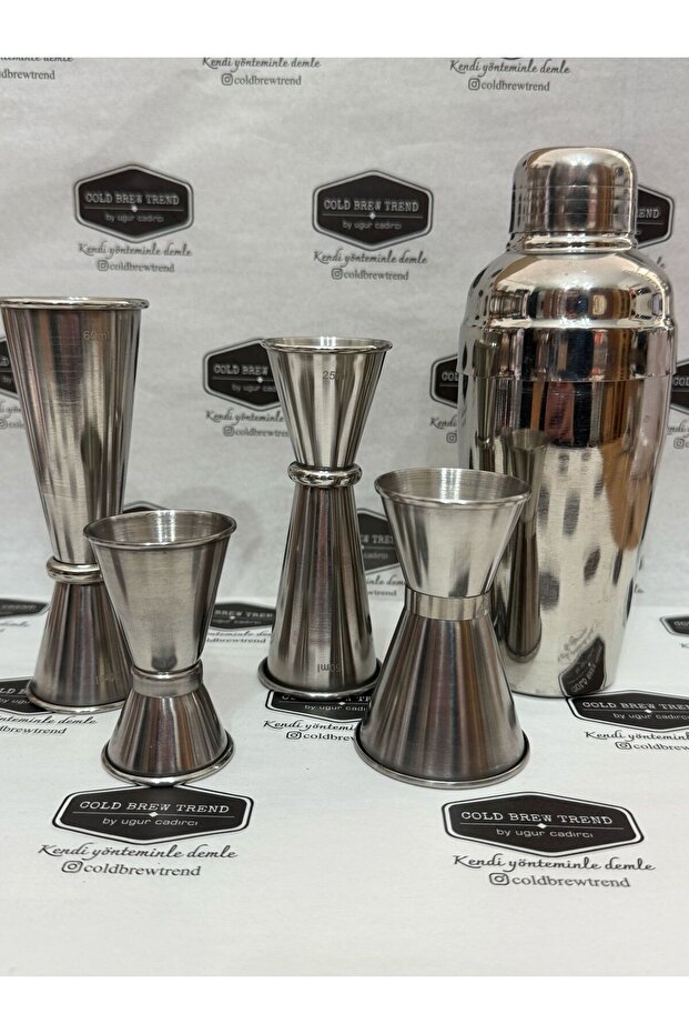 İkili Çelik Ölçek - Jigger 25/50 ML - 4