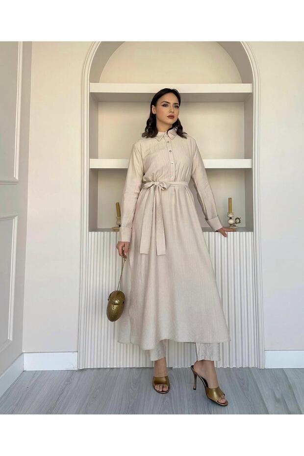 Uzun Takım Krem - 4