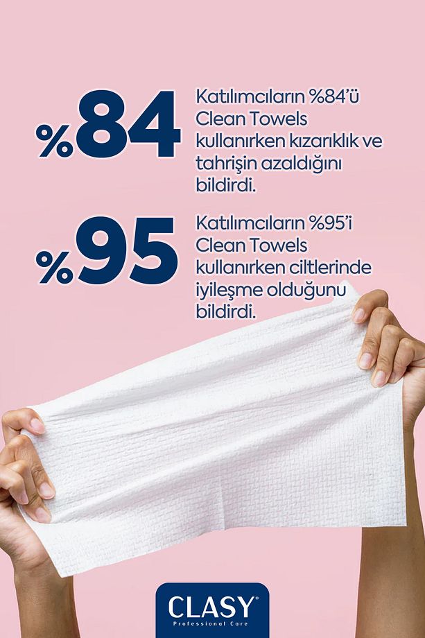 Clean Towels Xl - 50'li Makyaj Temizleme Ve Yüz Temizleme Havlusu / Tek Kullanımlık - 2