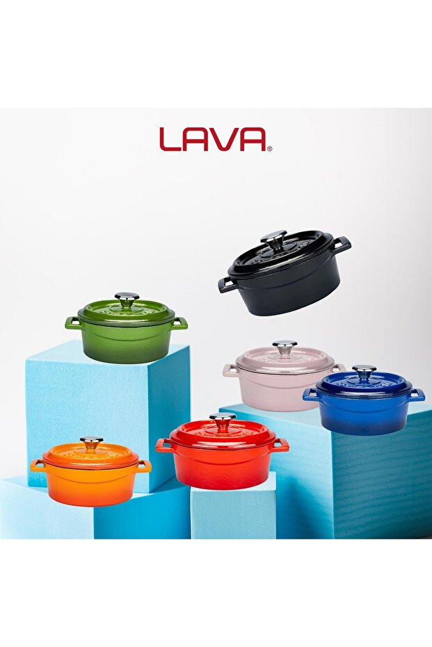 Tencere Mini Yuvarlak Siyah Trendy Kapak 12 Cm - 5