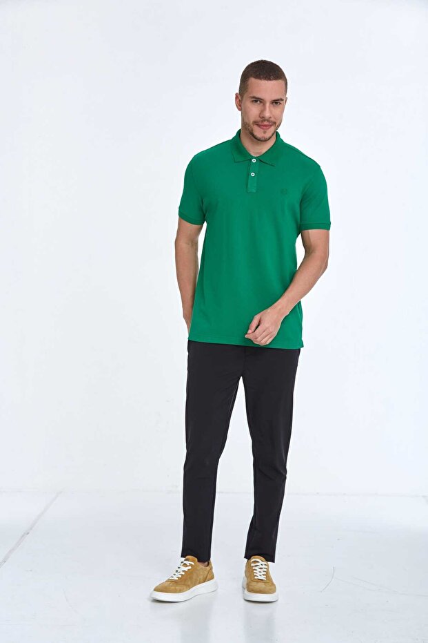 Tricou bărbătesc Walker Polo verde - 2