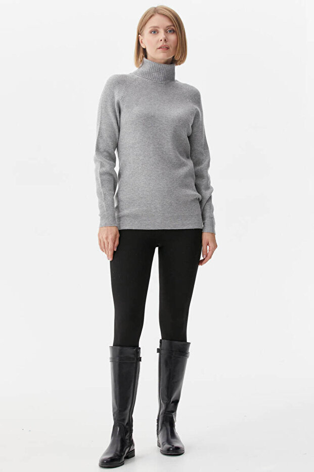 سترة صياد السمك الكاملة - رمادي فاتح - 2