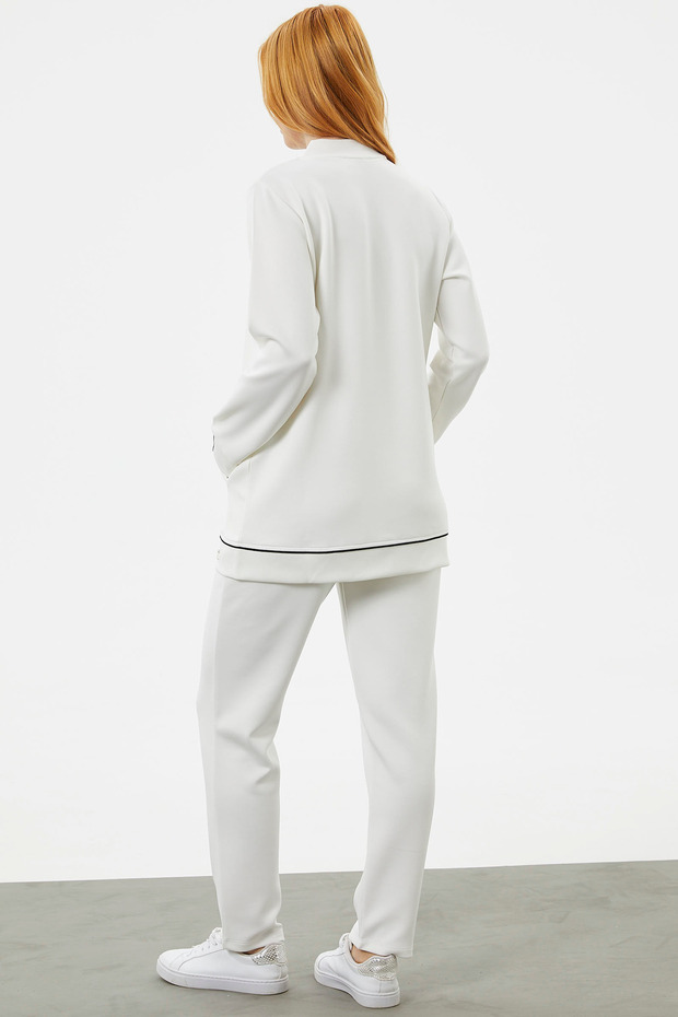 Σετ φόρμας Plus Size Tunic - Εκρού - 7