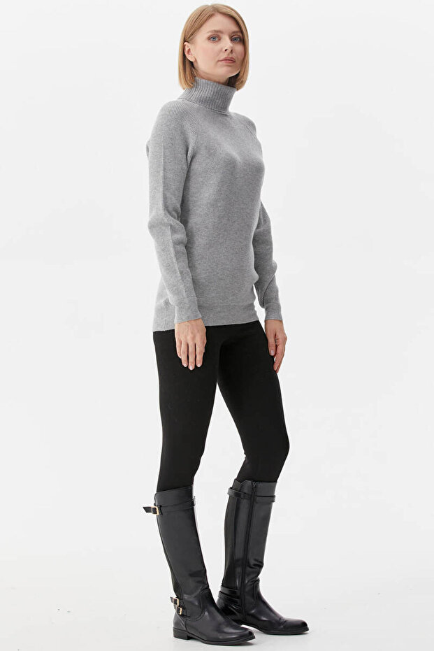 سترة صياد السمك الكاملة - رمادي فاتح - 4