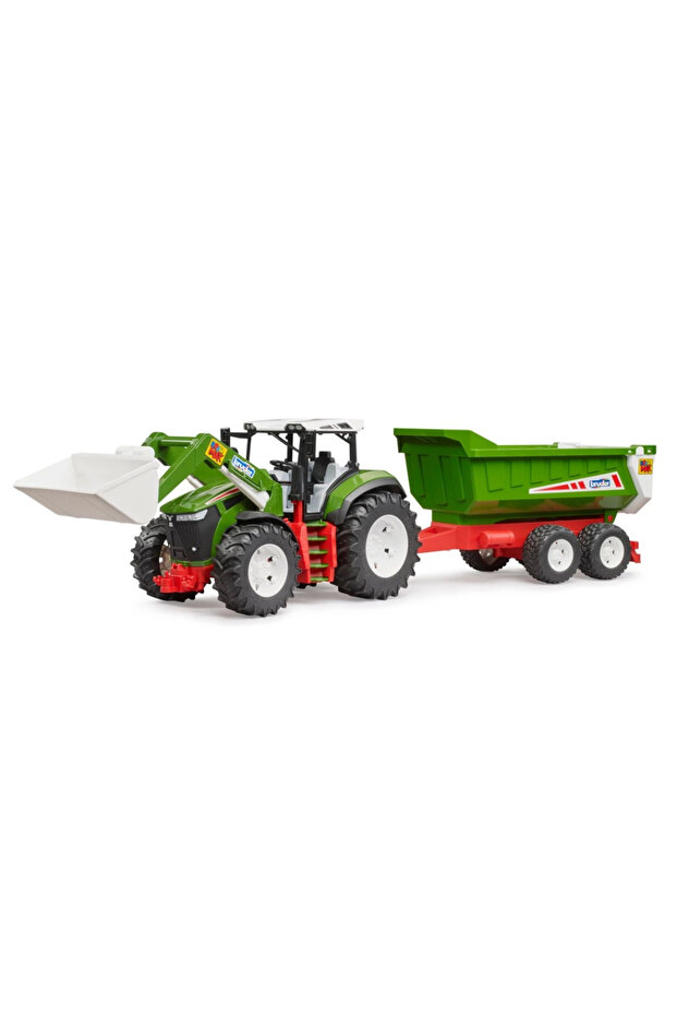 Nessiworld Bruder Tractor with Bucket and Trailer