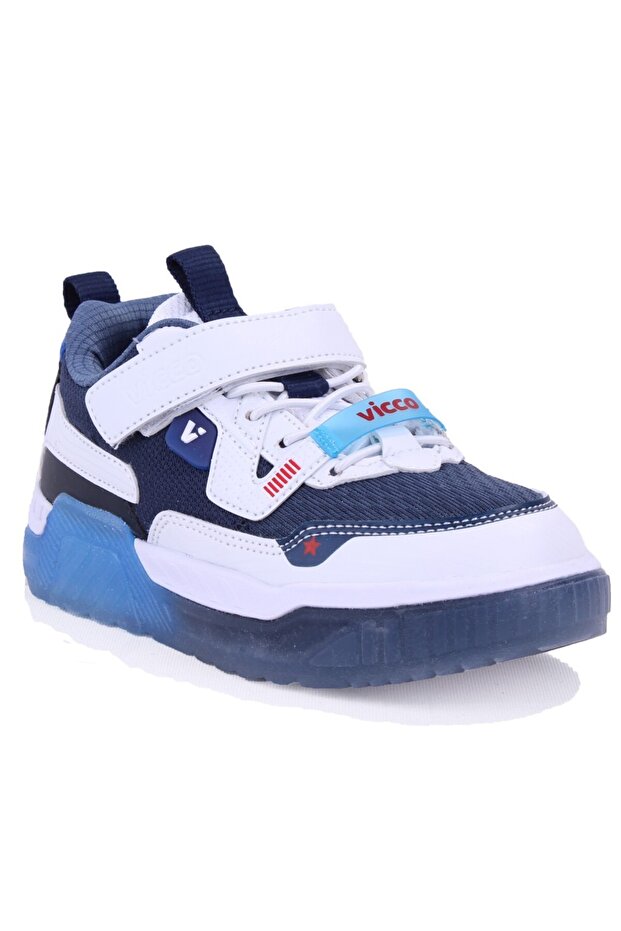 Aidos 346F25Y187 Navy Blue Orthopedic Daily Boy's Sports Shoes