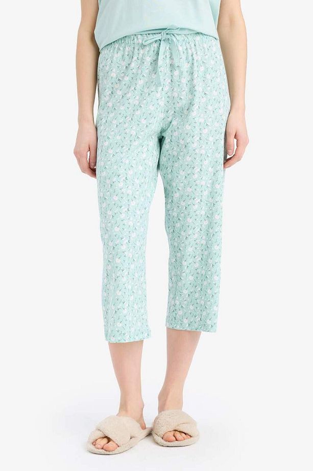 Pijama Takımı Kısa Kollu Üst Esnek Belli Kapri Altı-fall In Love E0263ax25sp - 5