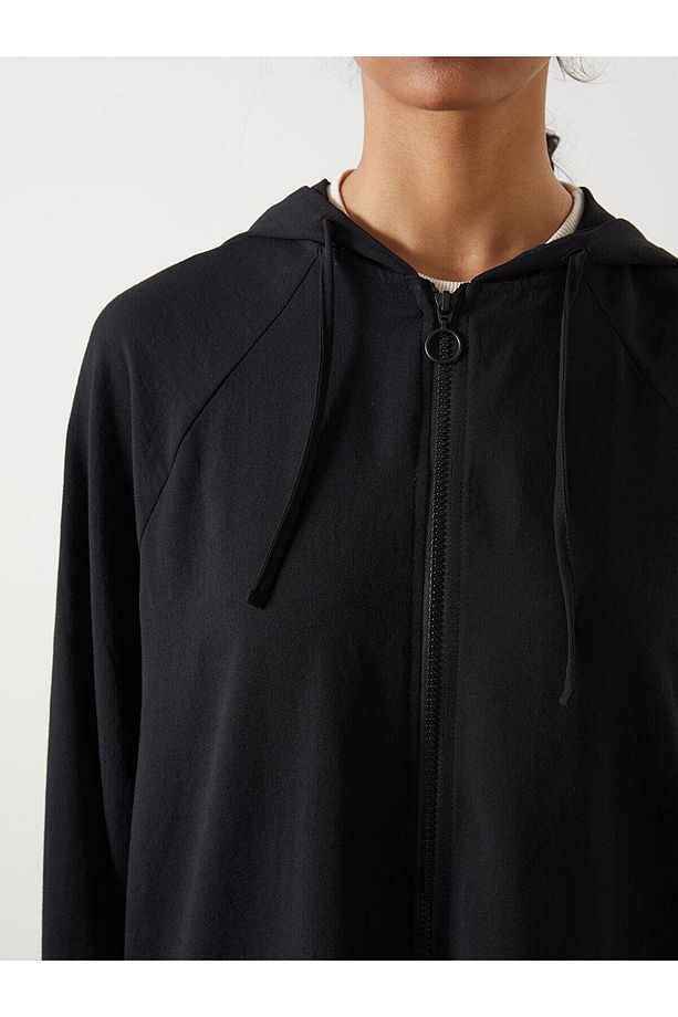 LCW Modest  Kapüşonlu Oversize Kadın Tunik - 3