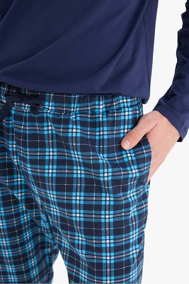 Regular Fit Kareli Cepli Pijama Altı E0512ax25sm - 6