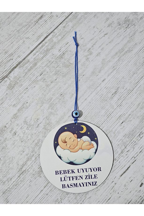 Kapısüsü, "bebek uyuyor lütfen zile basmayınız, ev kapı önü uyarı süsü ikaz işareti - 3
