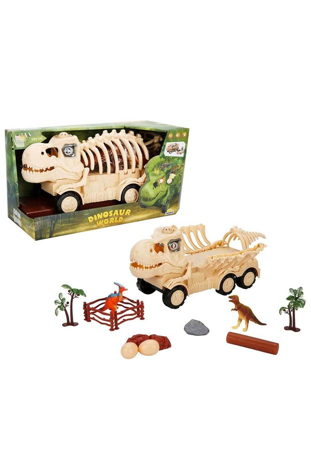 Dinosaur World Dinosaur Carrier with Sound and Light - Cream