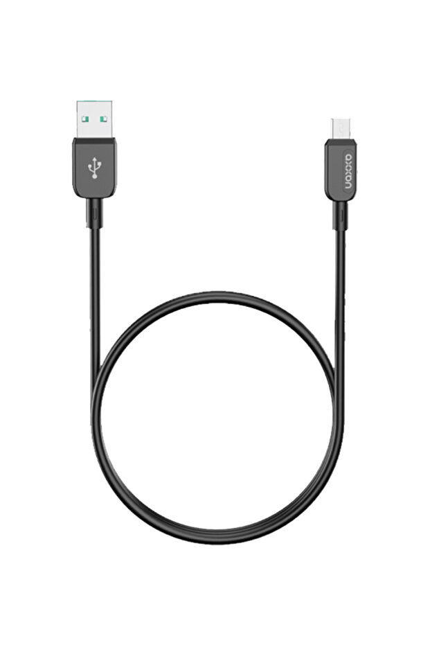 كابل اسود بطول 1.2 متر من Axxan كابل USB T إلى USB C وسلك شاحن سريع