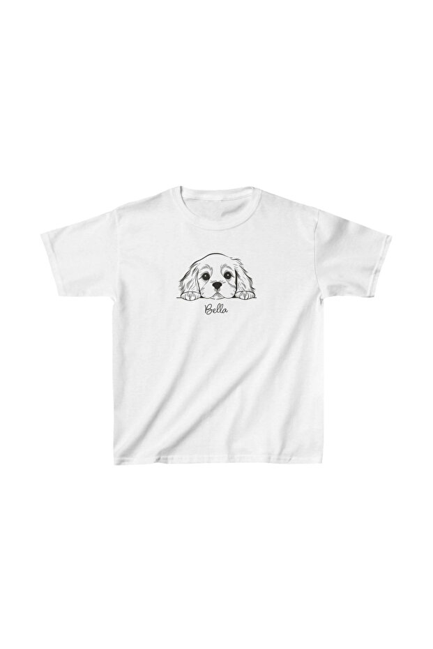 Unisex Kids Printed T-Shirt - White