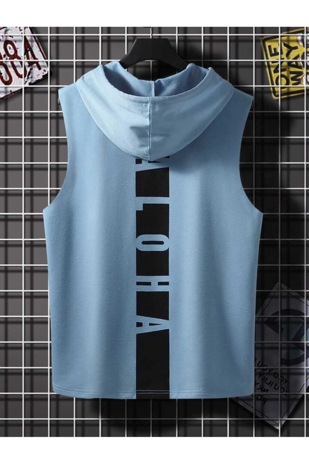 Aloha Printed Hooded 100% Cotton Kids T-Shirt