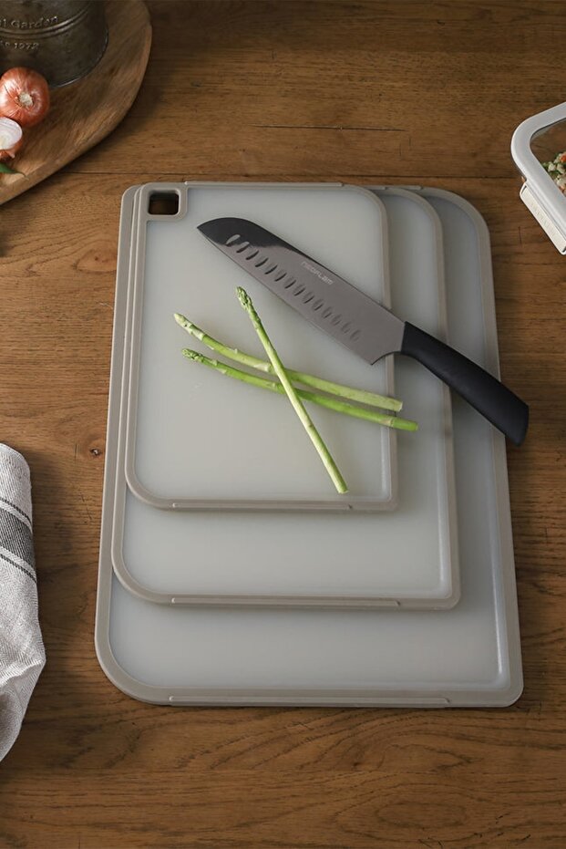 Fika Cutting Board Set 3pcs Gray - 3