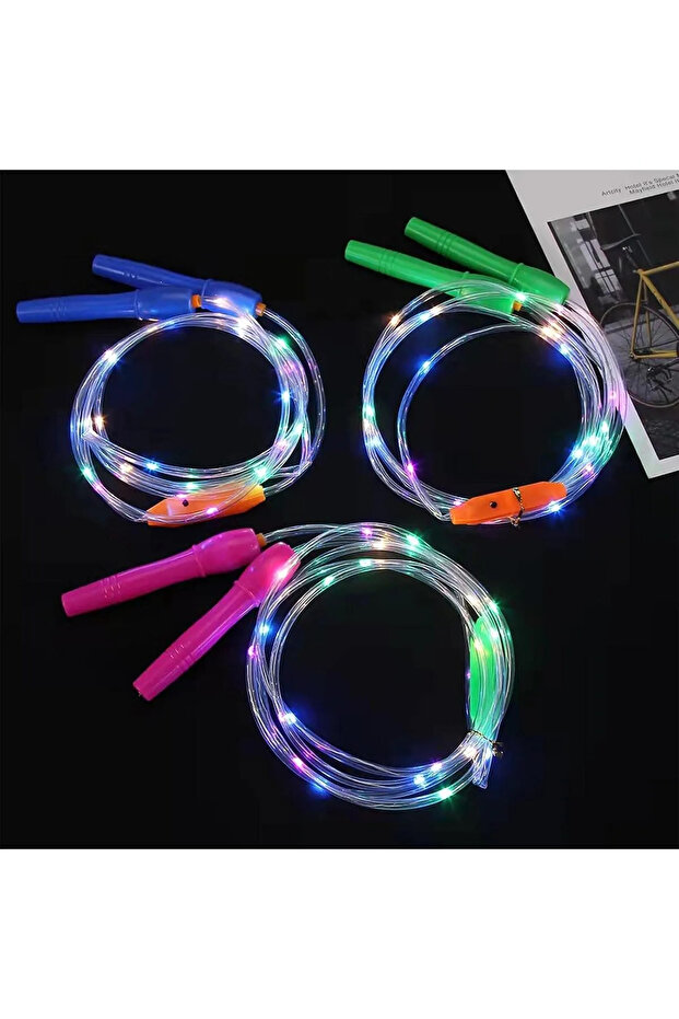 Exercise and Training Skipping Rope with Led Lights - 3
