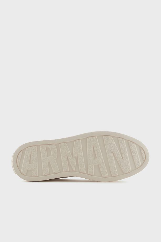 Armani Exchage Logolu Süet Detaylı Kalın Taban Sneaker Ayakkabı Erkek AYAKKABI XUX262 XV955 00002 - 6