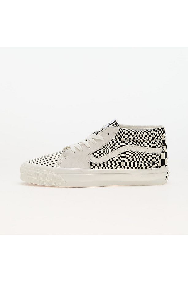 Unisex Sk8-Mid Reissue 83 Lx Pattern Clash Marshmallow Beyaz Sneaker - 2
