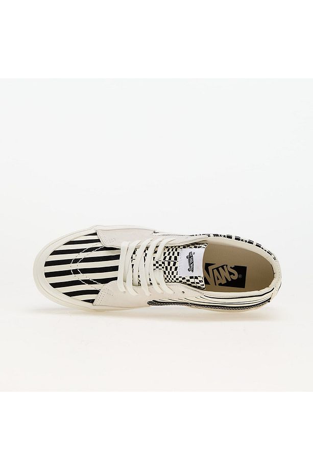 Unisex Sk8-Mid Reissue 83 Lx Pattern Clash Marshmallow Beyaz Sneaker - 4
