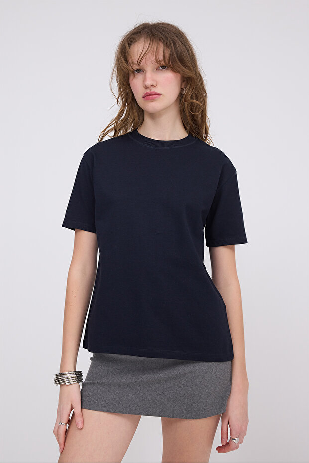 Basic Kalın T-shirt P10404 - 1