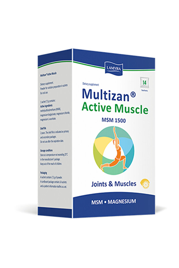 MULTIZAN ACTIVE MUSCLE SACHETS 28S