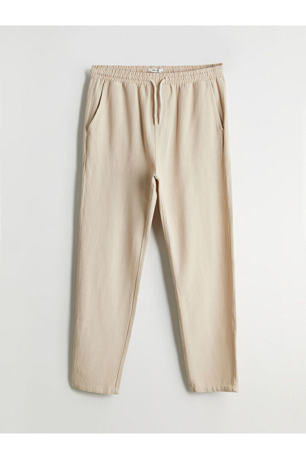 Standart Kalıp Poplin Erkek Pantolon - 1