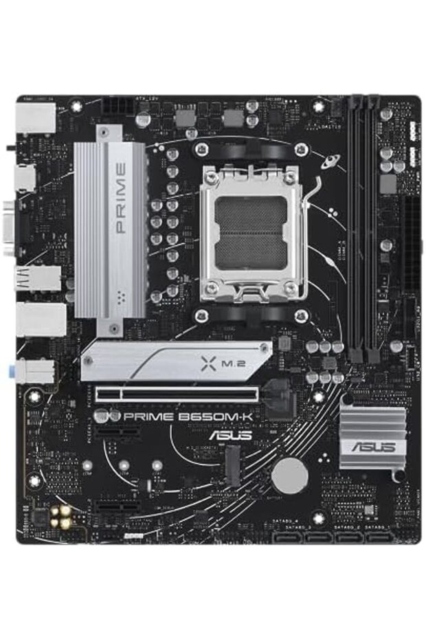 Prime B650M-K DDR5 Motherboard with M.2 PCIe 5.0, Ethernet 2.5GB, HDMI™, VGA, USB 3.2 Gen 2, - 4