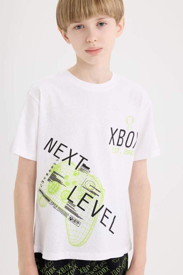 Erkek Çocuk Xbox Pijama Takımı Kısa Kollu Üst Şort E0339A825SM - 4