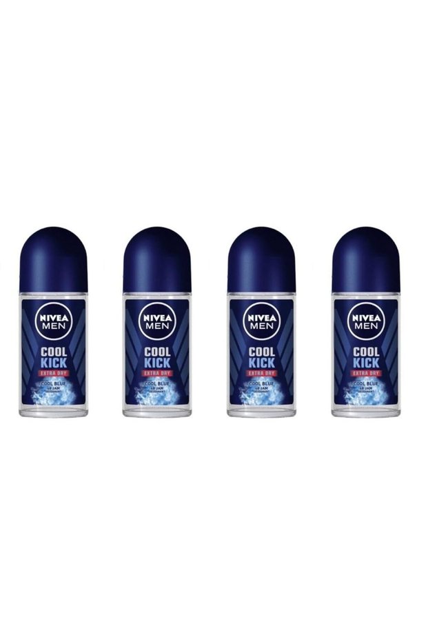 (Pack of 4) Cool Kick Anti-perspirant Deodorant Roll On for Men 4x50ml- (4 Pack)
