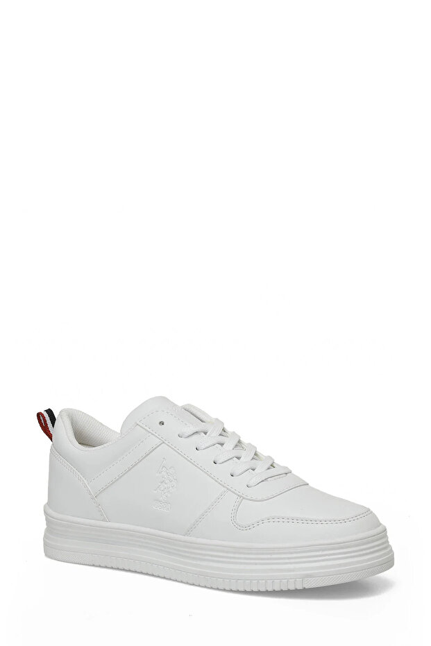 The Original U.S. Polo Assn. White Women's Very Comfortable Sneaker